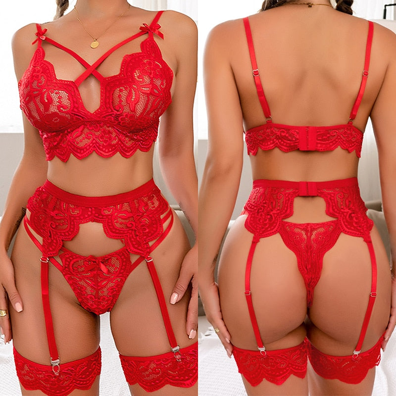 Ensemble lingerie 3pcs