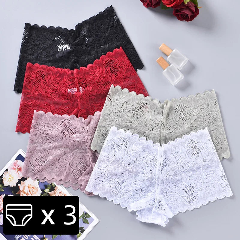 Lot de culottes en dentelle 3 pièces